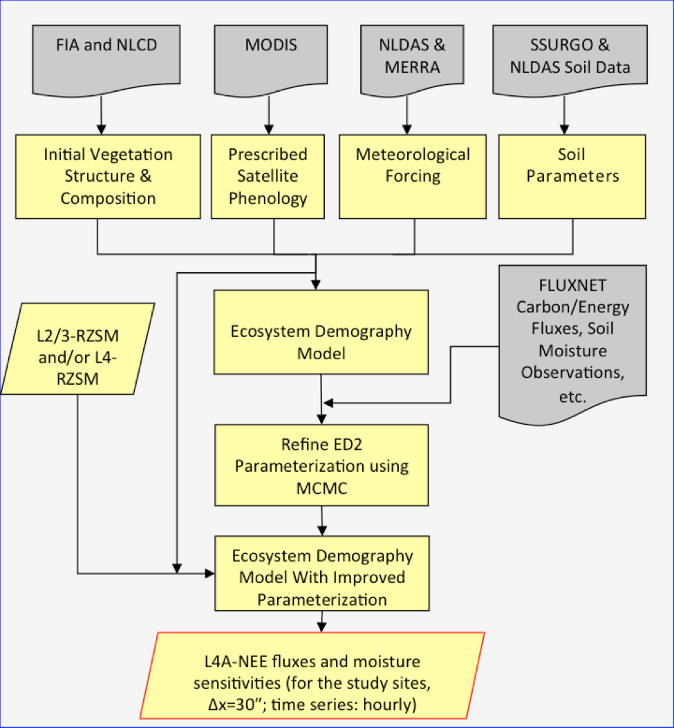flow chart of model inputs
