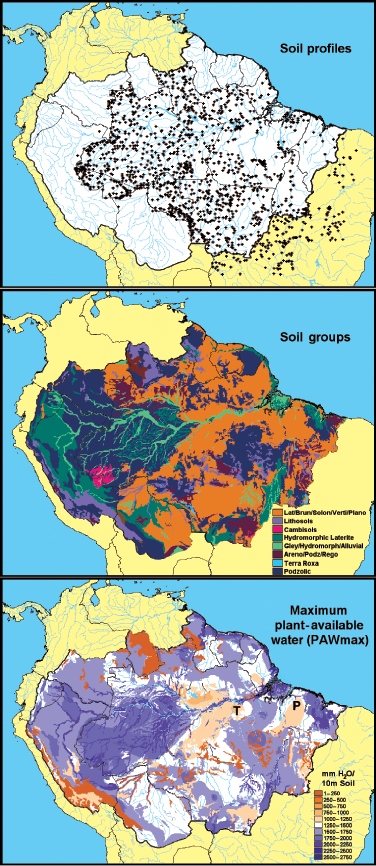 soil and PAW map