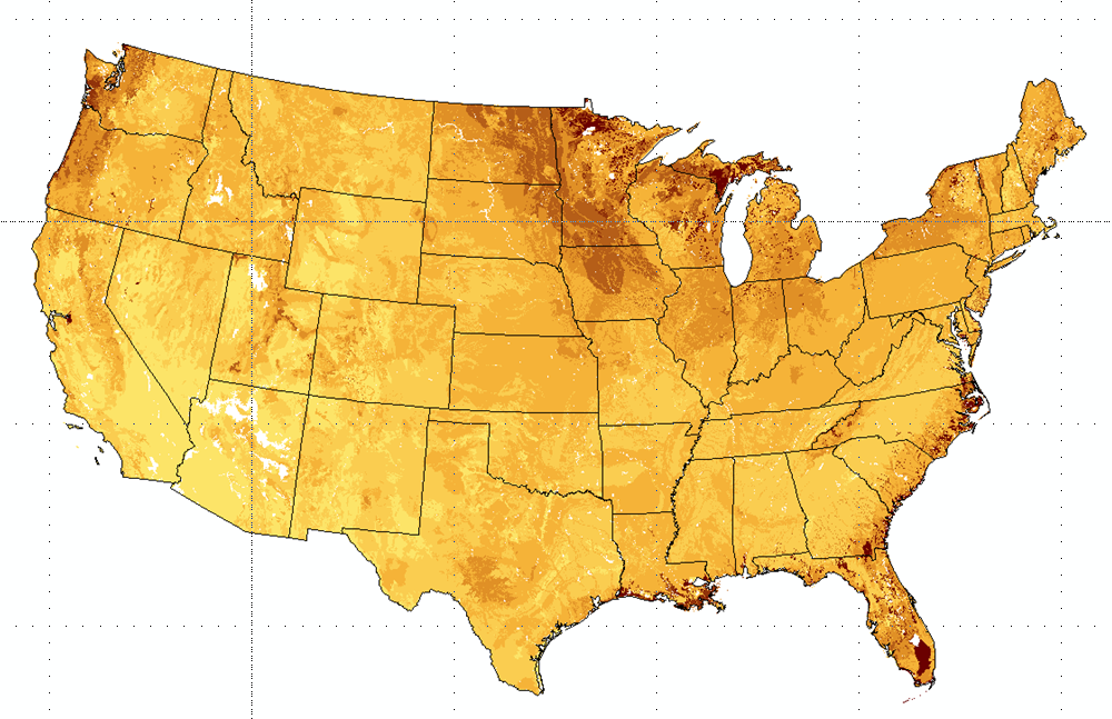 soil map of US
