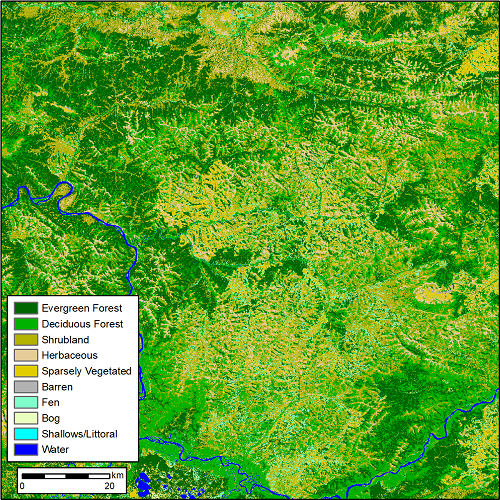 Landcover in 2014 for same pixel as Figure 1