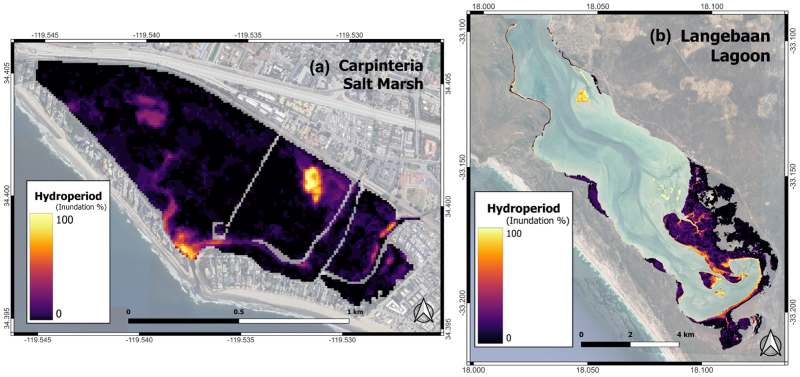 Hydroperiod at Carpinteria and Langebaan