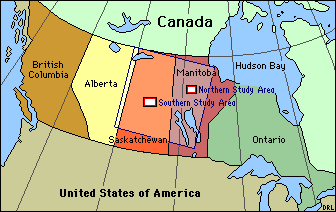 Map Of Northern Us And Southern Canada Welcome to the BOREAS Project