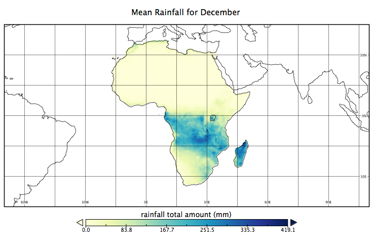 Rainfall amounts