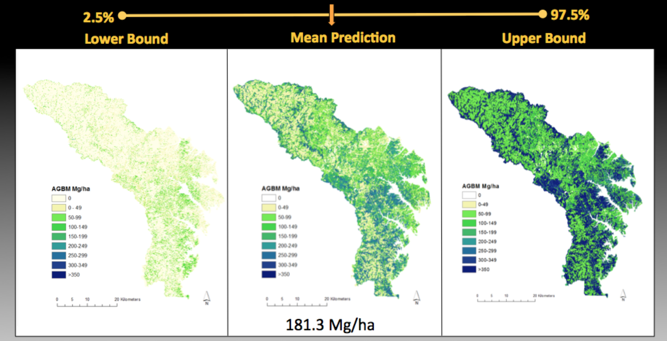Error maps from Maryland biomass predictions 