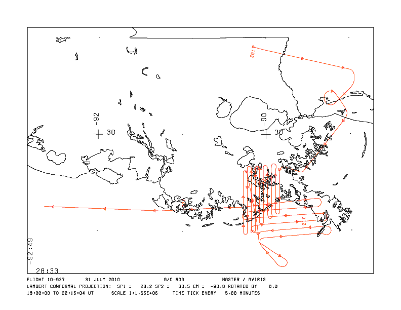 Example flight path in this dataset.