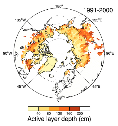 permafrost distribution