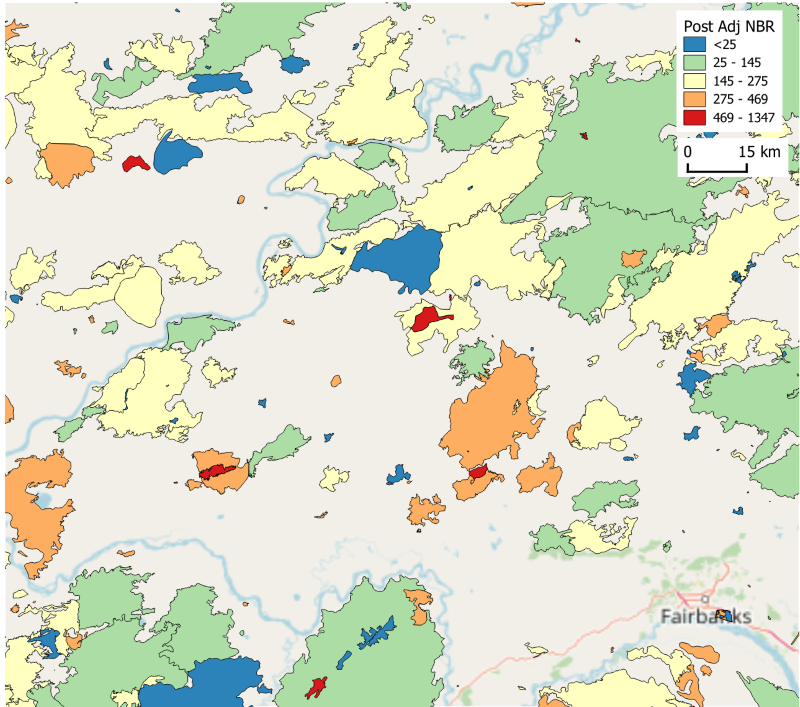 Circumpolar Fire Polygons with NBR, dNBR, RdNBR Metrics and Ecoregions ...